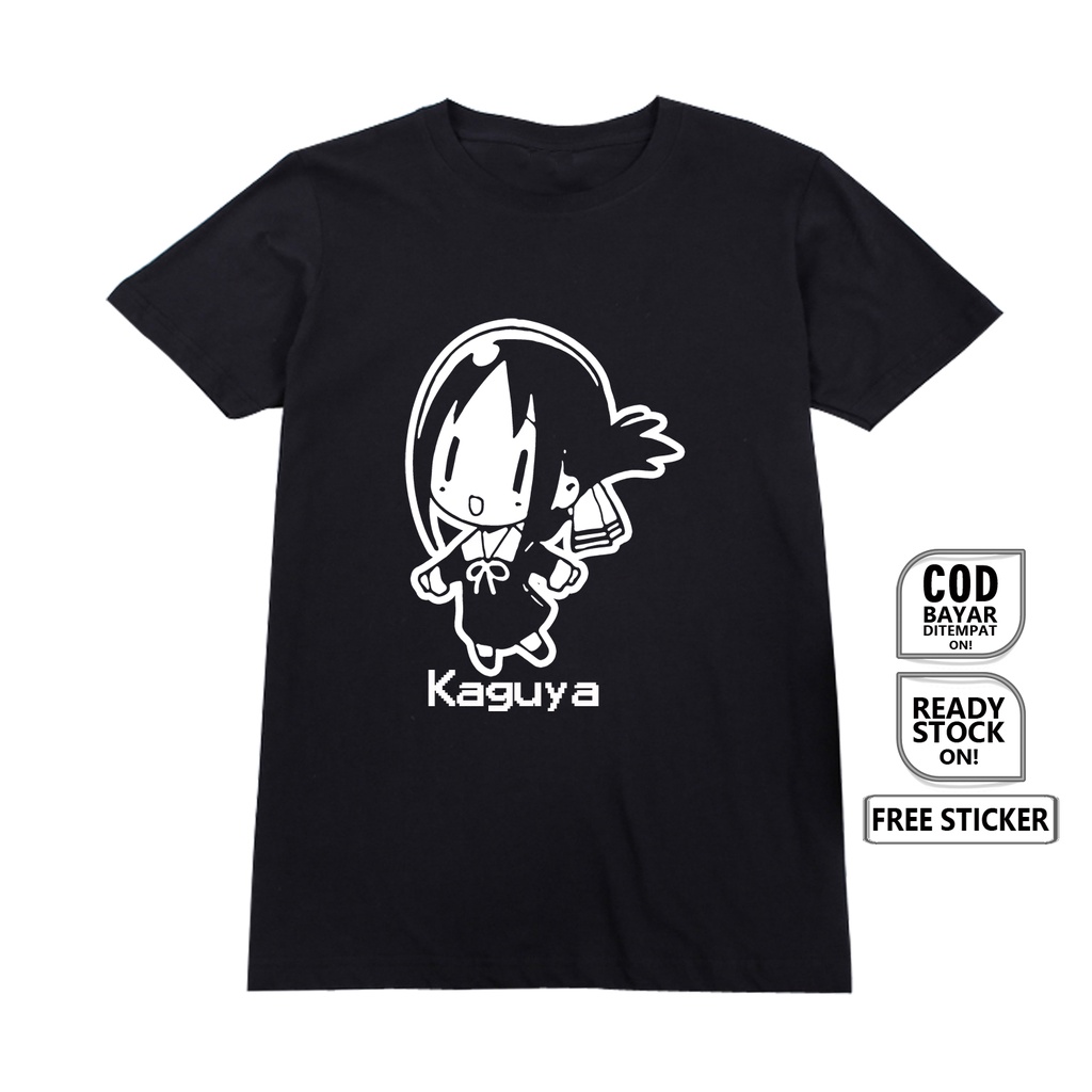 KAOS WAIFU ANIME MANGA KAGUYA SHINOMIYA KAGUYA SAMA WA KOKURASETAI LOVE IS WAR AUNTIE BAJU JEPANG JAPAN CULTURE COSPLAY CHIKA FUJIWARA AI HAYASAKA MIYUKI SHIROGANE MIKO LINO OTAKU WIBU - SIGN CLOTH