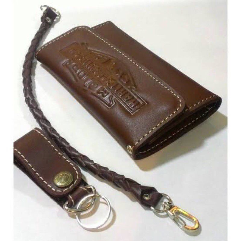 Dompet Kulit Harley Davidson Original Free Kulit Tali