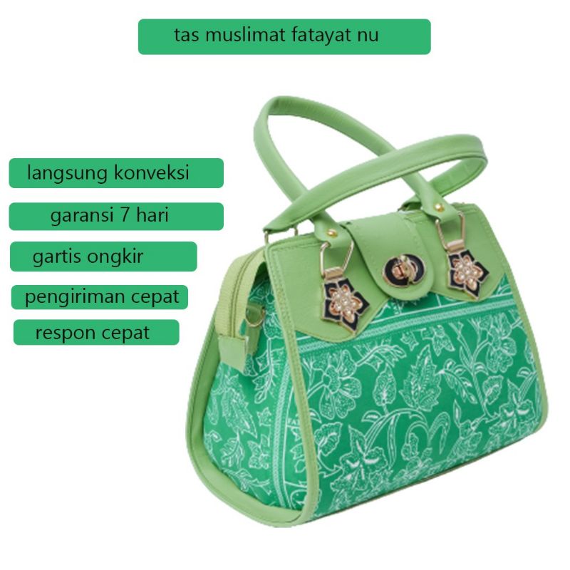 TAS SLEMPANG WANITA BATIK FATAYAT NU TAS PENGAJIAN SERAGAMAN