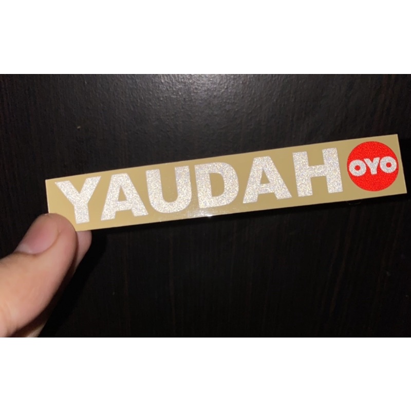 Sticker Stiker Cutting Motor Yaudah Oyo