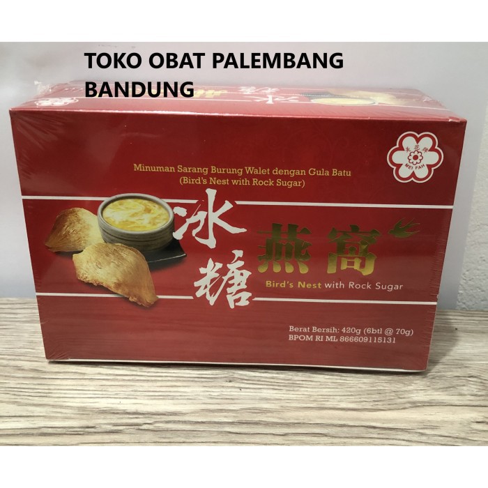 

BIRD'S NEST WITH ROCK SUGAR 6' MINUMAN SARANG BURUNG WALET GULA BATU