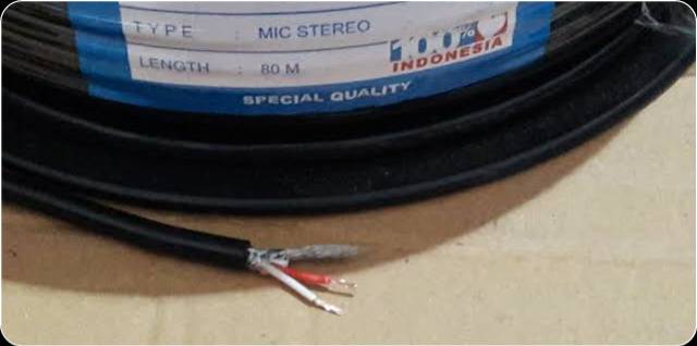 Kabel mic. Kabel microphone stereo makita per meter