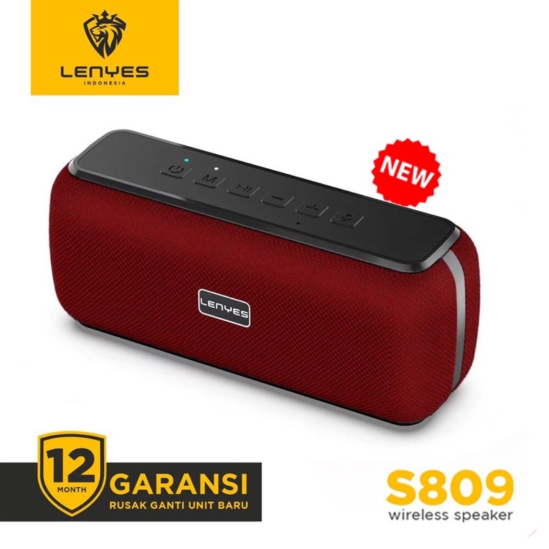 S809 Lenyes speaker 60W DPS MAXXAUDIO Super power bass speaker bluetooth