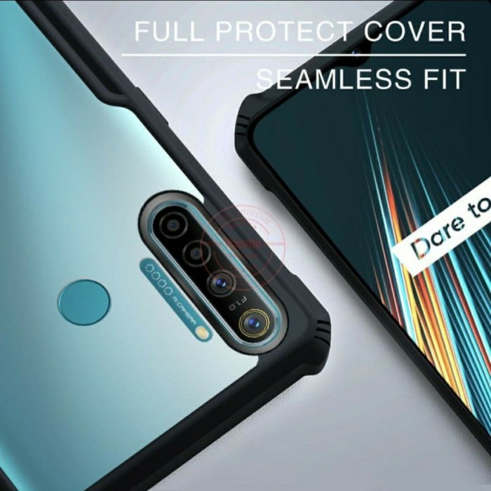 S/P- CASING Case INFINIX S5 Shockproof Armor Transparent Premium Hardcase CASE SP