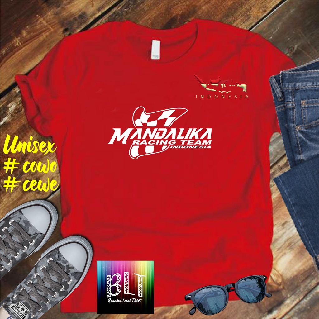 Cod Diskon Promo /Kaos Mandalika Racing Team Indonesia sirkuit mandalika lombok sirkuit internasional/KAOS EKSPRESI/KAOS HITS/KAOS BANDUNG/KAOS MURAH/KAOS DISTRO