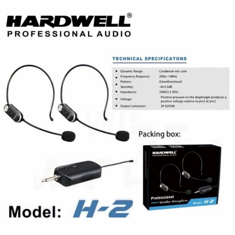 Mic wireless HARDWELL H2 Mic bando Original