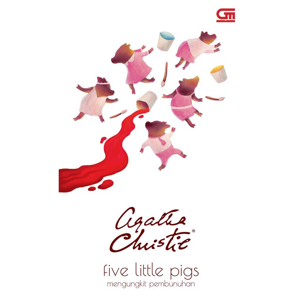 Mengungkit Pembunuhan (Five Little Pigs) - Cover Baru Agatha Christie