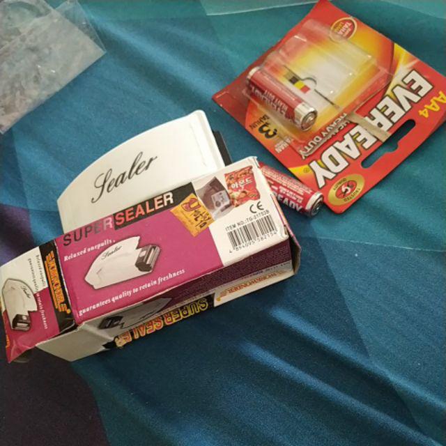 Stok Terbatas!! Alat Press Plastik Mini Hand Sealer Perekat Plastik Serba Guna Praktis