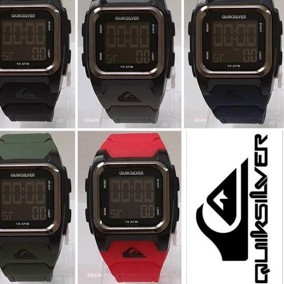 Dijamin Ori Jam Tangan Pria QUIKSILVER Digital Segi/kotak Is✵