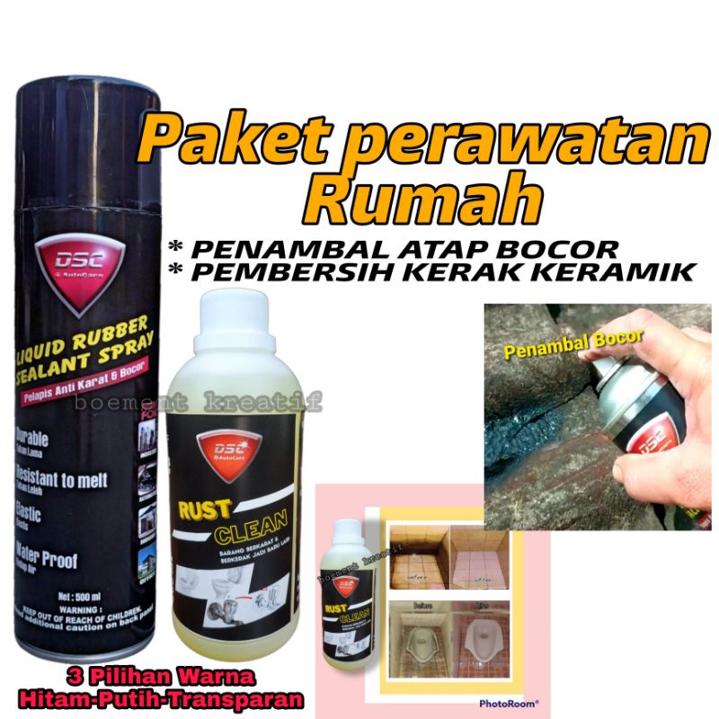 Anti bocor semprot dan pembersih kerak membandel paket hemat