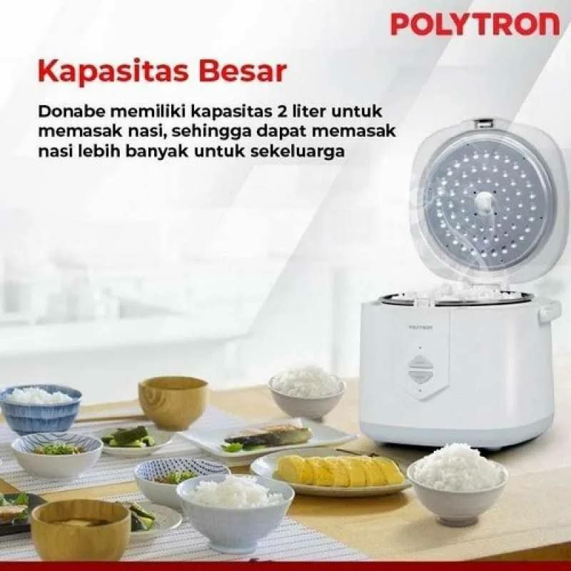 Polytron Rice Cooker Donabe PRC 1201 2 liter | Magic Com Polytron 2L