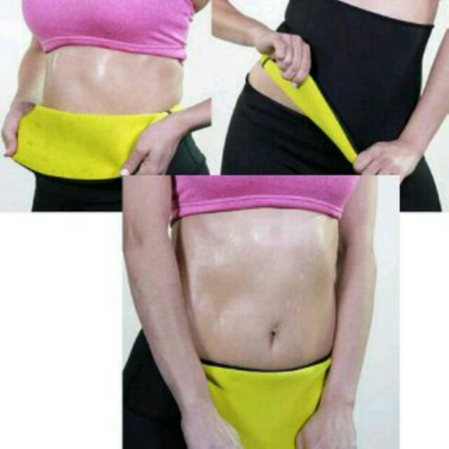 HOT SHAPERS HOT SHAPE SLIM WAIST KORSET PELANGSING PERUT DAN PINGGANG PEMBAKAR LEMAK PERUT