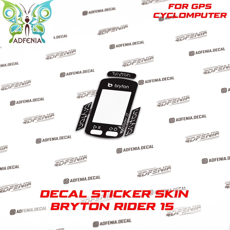Decal Stiker Skin Xoss G+ Ala Bryton Rider 15 Gps Cyclometer