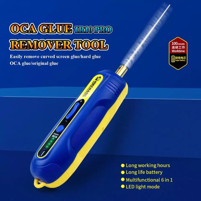 MECHANIC IR10 PRO OCA GLUE REMOVER TOOL 6IN1 - ALAT PEMBERSIH LEM OCA ELEKTRIK