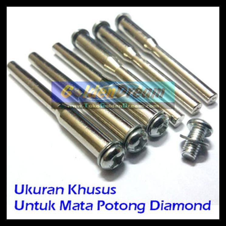 Batang As Khusus utk Mata Diamond Gerinda Potong Mini Grinder Tuner