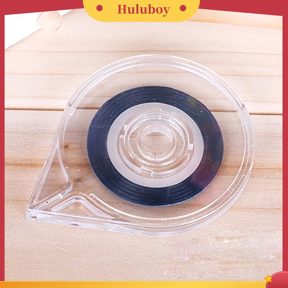 Huluboy Huluboy♡ 1pc Case Holder Stiker Tape Garis Untuk Manicure DIY