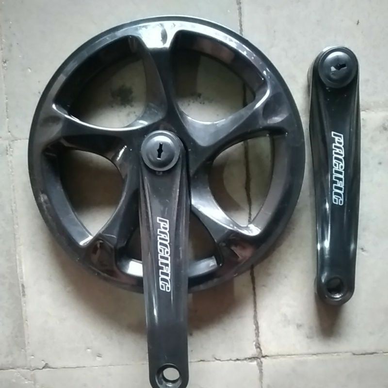 Crank single sepeda lipat Pacific 52T