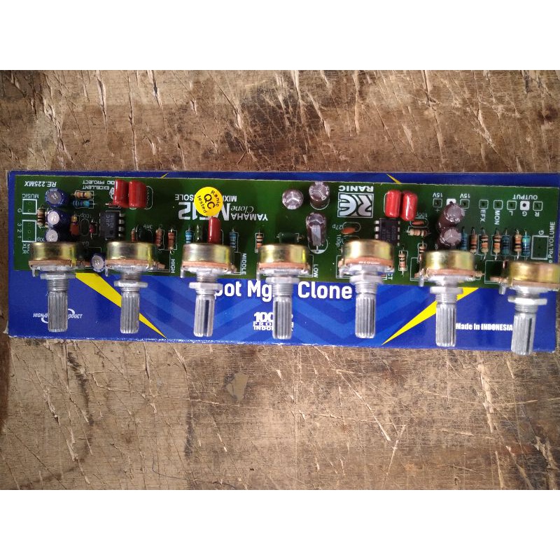 Kit penguat mic mixer yamaha mg12 clone ( 837 )