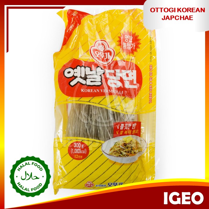 

Ottogi Japchae Dangmyeon Korean Vermicelli 300gr - Korea Traditional Noodle