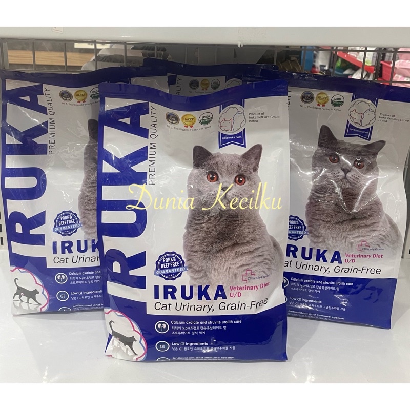 Jual Iruka Cat Urinary Grain Free Premium Korea Cat Food VET