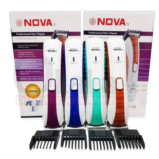 Alat cukur rambut peralatan cukur kumis/jenggot-alat potong rambut electrik NOVA  NHC-6138