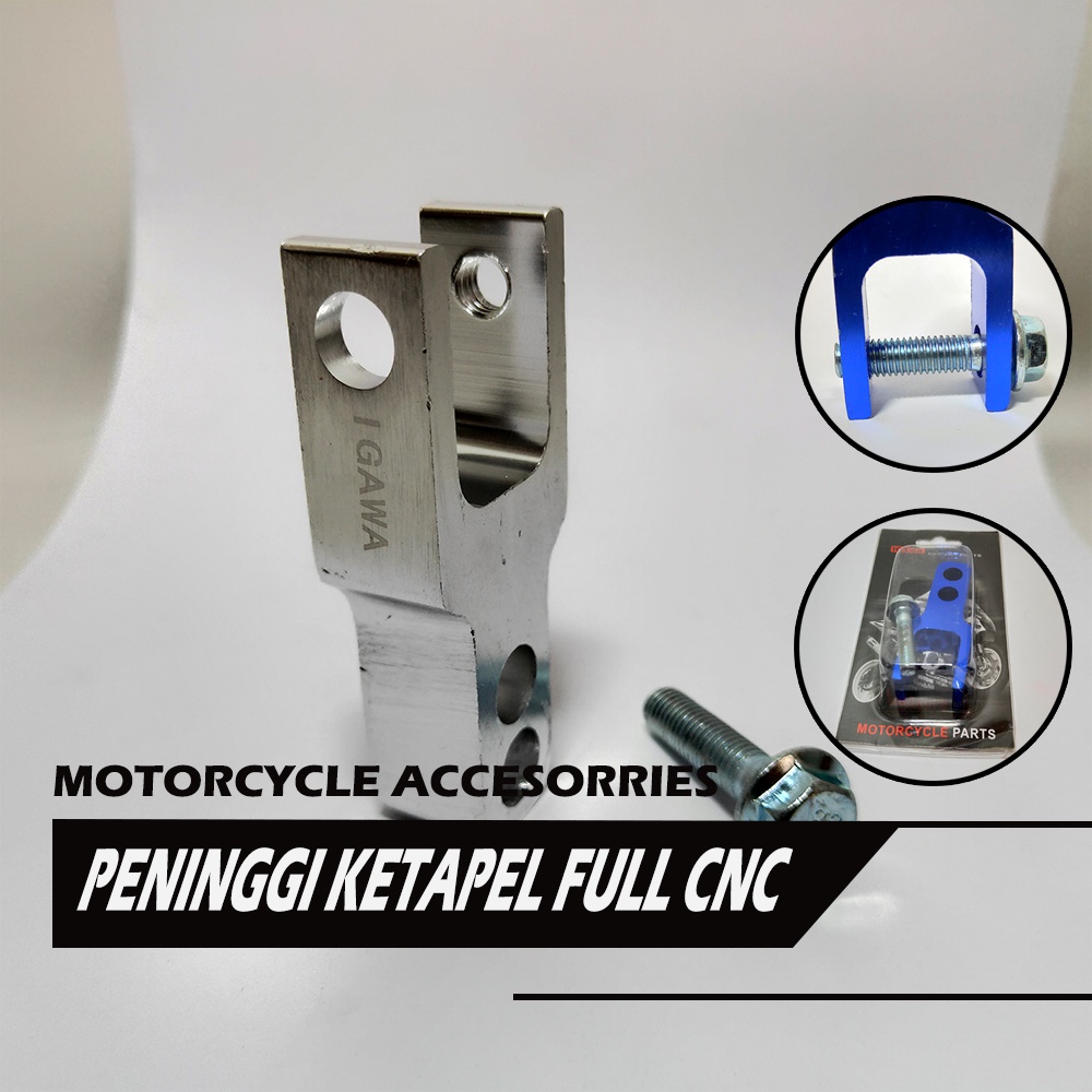 Peninggi matic model ketapel penyingah shock breket sambungan shockbreaker dudukan sok bawah motor motor