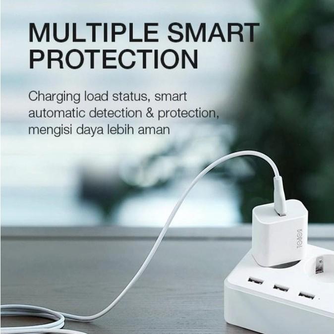 ROBOT Adaptor Kepala Charger RT-K8 Batok Casan HP Quick Charge 10 pcs