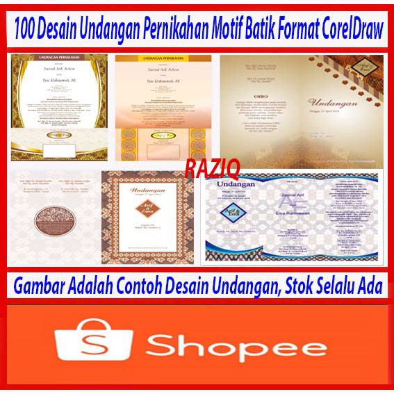 8100 Koleksi Contoh Undangan Pernikahan Coreldraw Terbaru