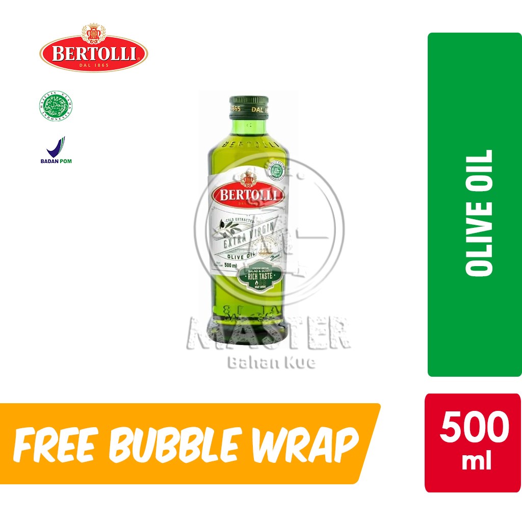 

Bertolli Extra Virgin Olive Oil / Minyak Zaitun [Botol Kaca 500ml]