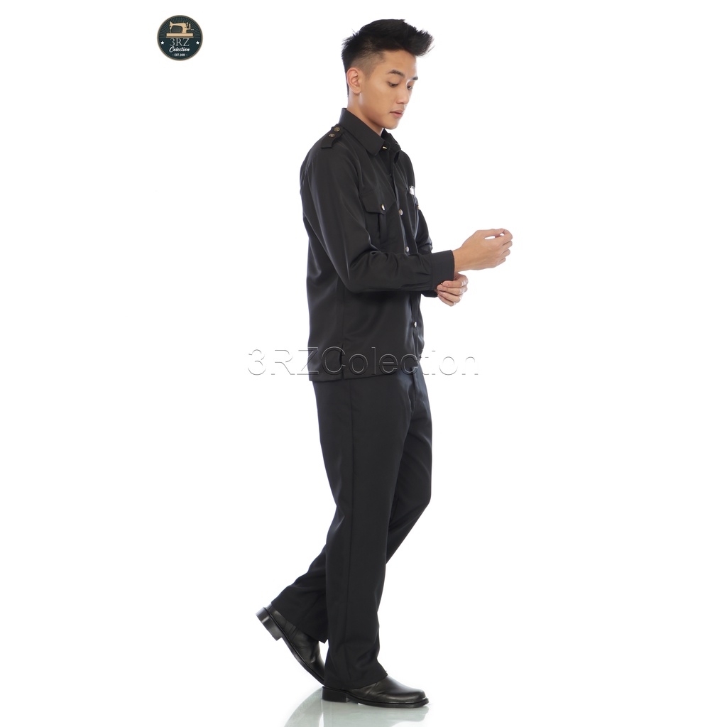 Seragam safari Baju safari Setelan safari security safari satpam Safari Lengan pendek Lengan panjang Seragam Guru Baju Guru Seragam Pns Navy