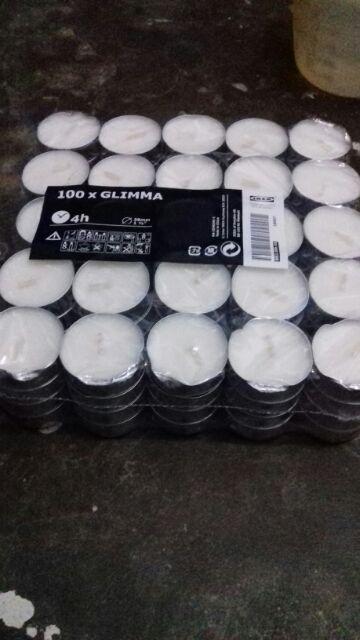 [833] 100 Pcs Lilin Pembakar Minyak Aromaterapi - Harga Per Pack Isi 100 - Tahan 3-4 Jam
