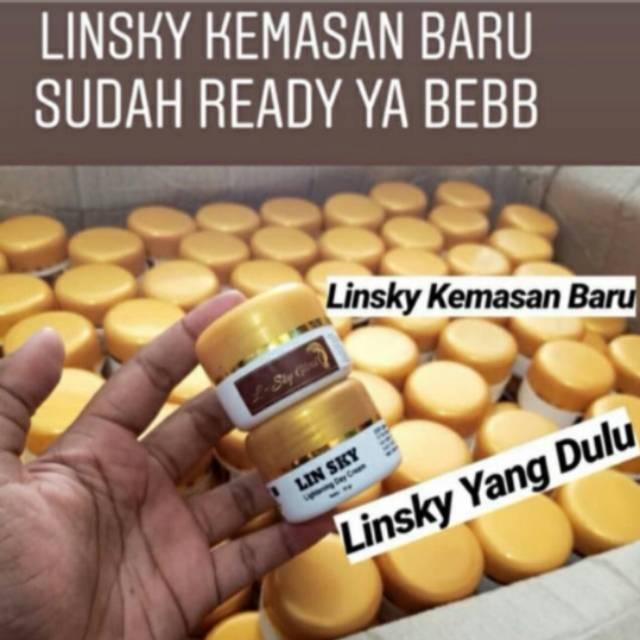 Cream linsky BPOM kemasan baru