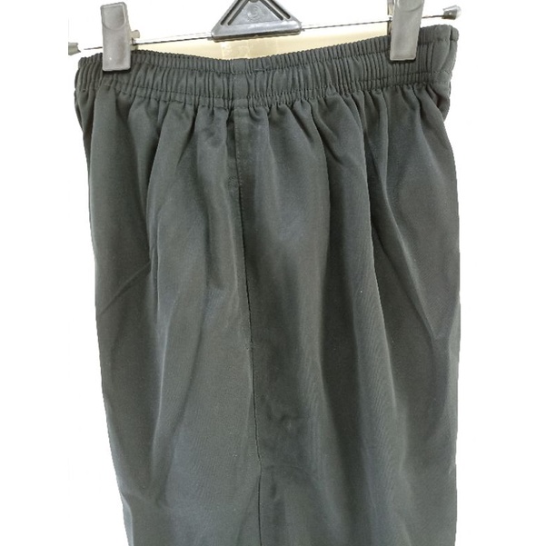 celana training putih dewasa/training putihpria/wanita MLXLXXL-Hitam Polos