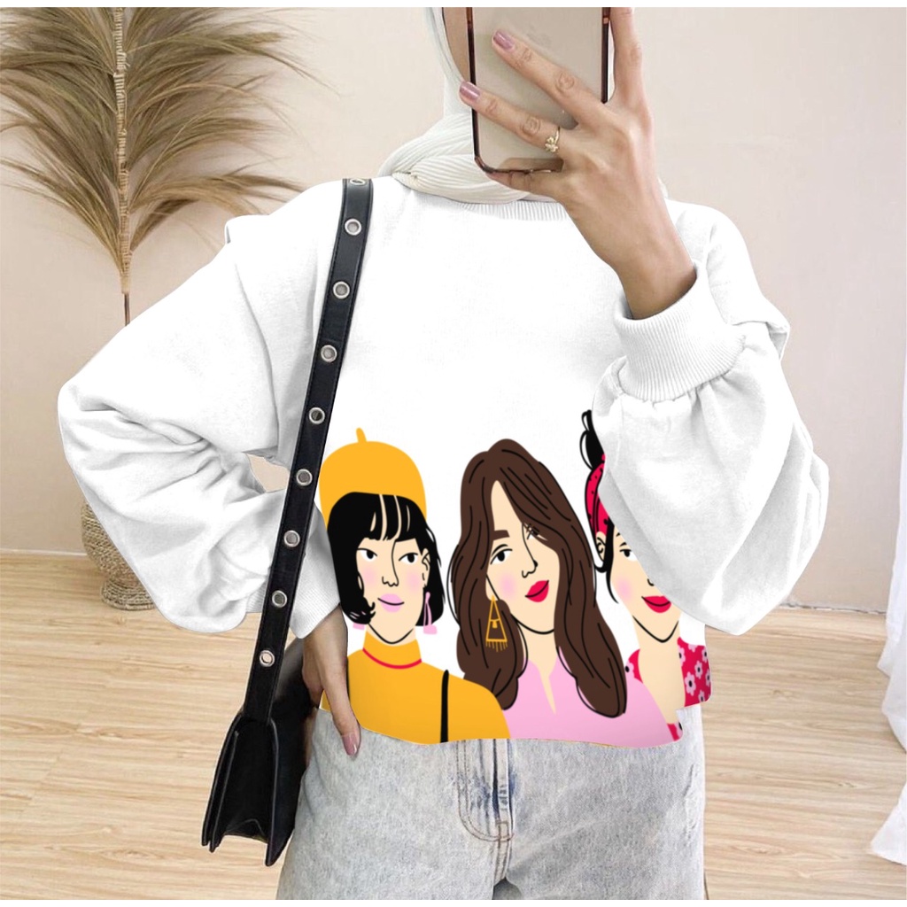 SWEATER CROP FERLIN LADY / GIRL SWEATER CROP