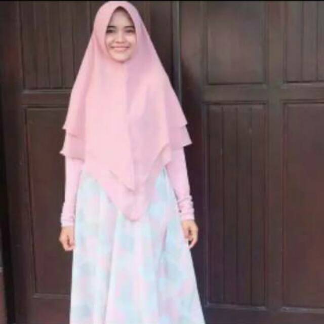 AISHA ABSTRACK DAN KIRANA KHIMAR ATELIER ANGELINA PRELOVED VVGC