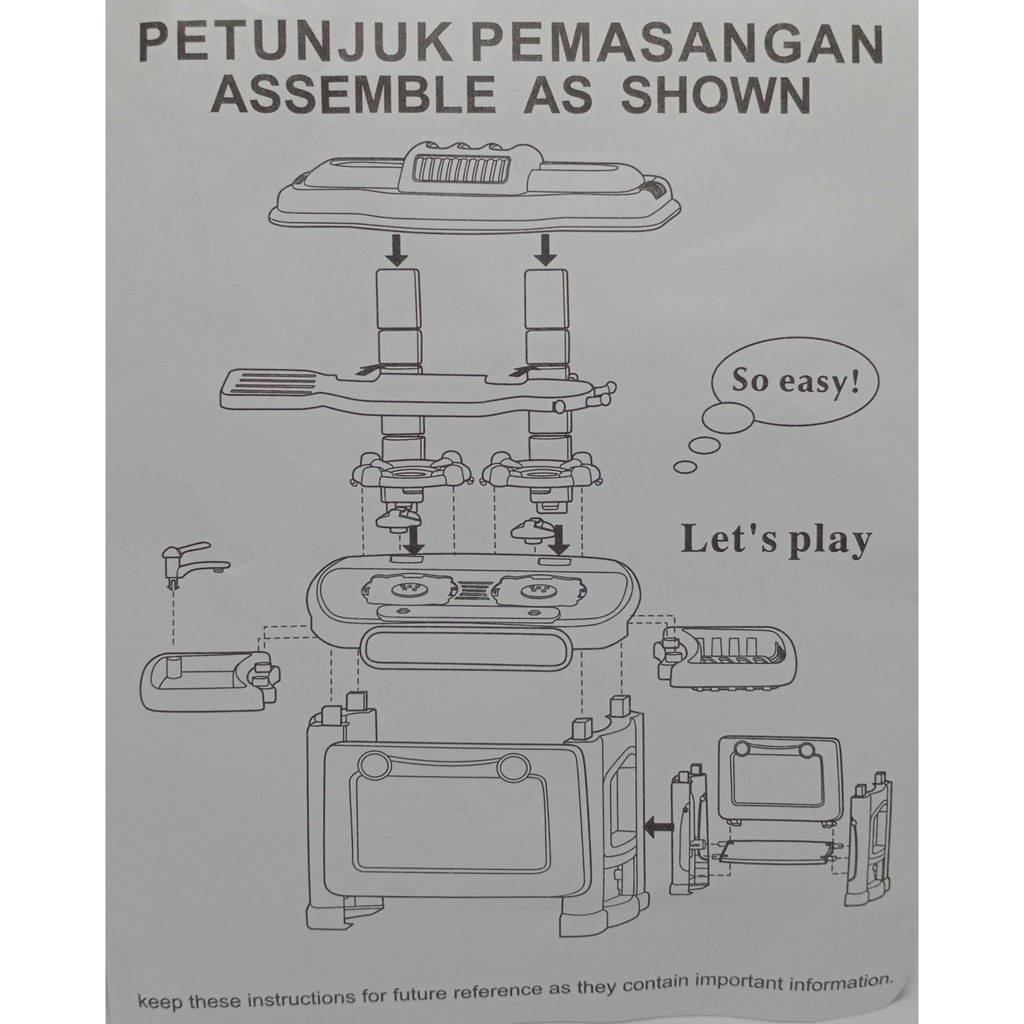 MAINAN KITCHEN SET Dapur Masak Kuda Poni Happy Cooking