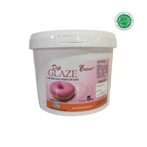 

Spesial Promo Topping Donat / Elmer Dip Glaze Strawberry 500 gr repack