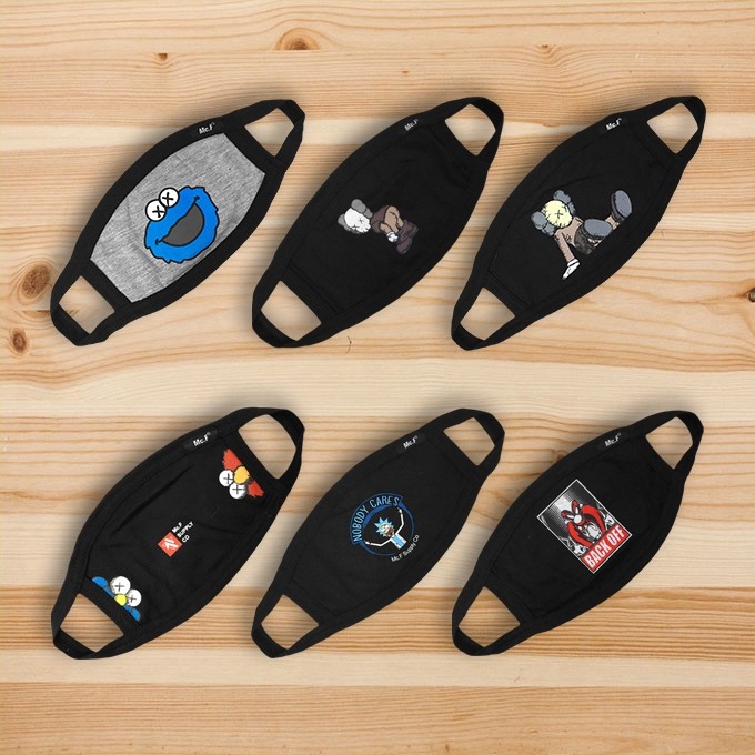 MASKER WAJAH UNIVERSAL PENCEGAH VIRUS DAN DEBU MCF. SUPPLY CO UNIQLO SESAME STREET