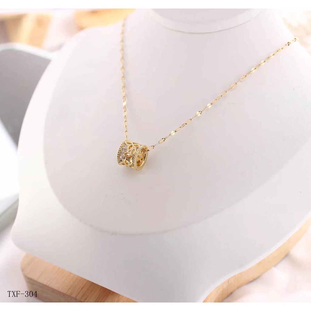 Kalung Titanium Permata Perhiasan Fashion 137.304.0041,0043