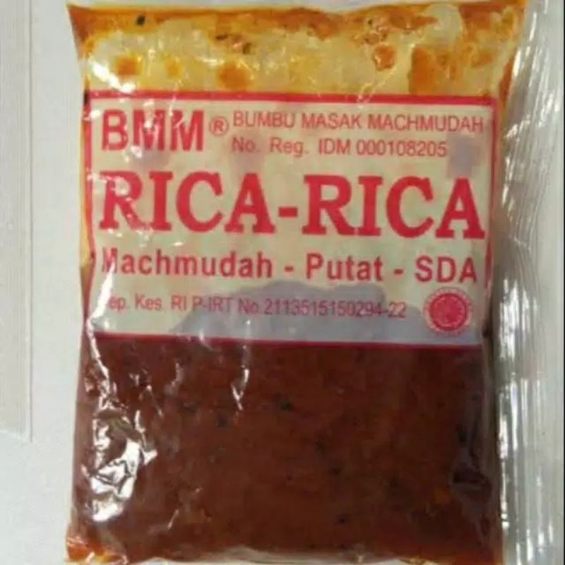 

Bumbu Masak Machmudah "BMM" Mahmuda Mahmudah Rica - Rica