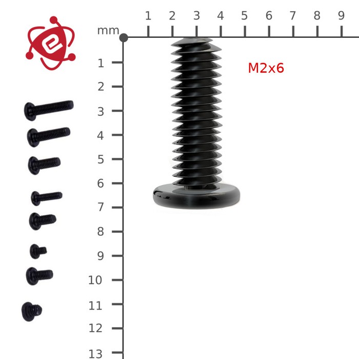 Baut Screw Kecil M2x6 Laptop HP Toshiba Sony Dell Samsung Asus Acer