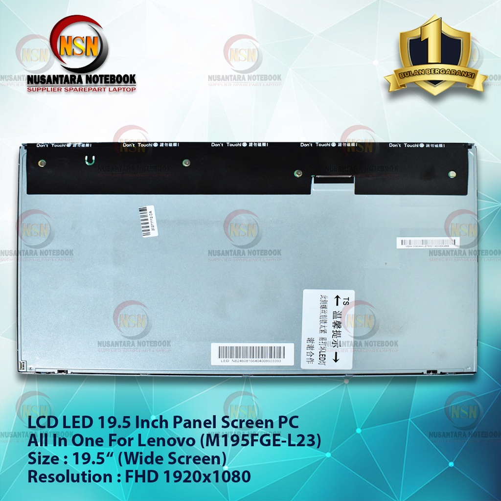 LCD LED Panel Screen PC All In One 19.5 Inch AIO Lenovo M195FGE-L23