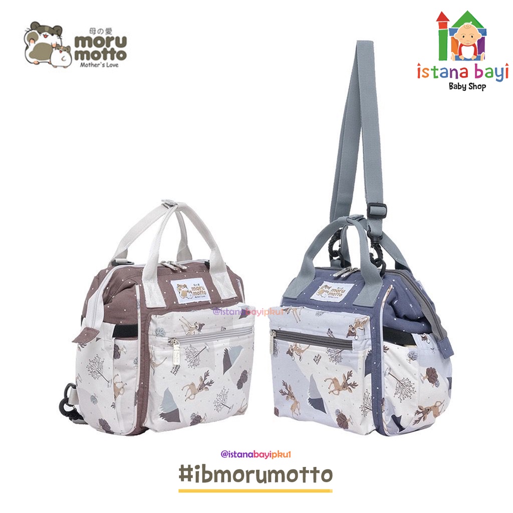 Morumotto Tas Kecil 3in1 Bambee Series MMT7008 / MMT7009 - Tas perlengakpan bayi /Diapers Bag