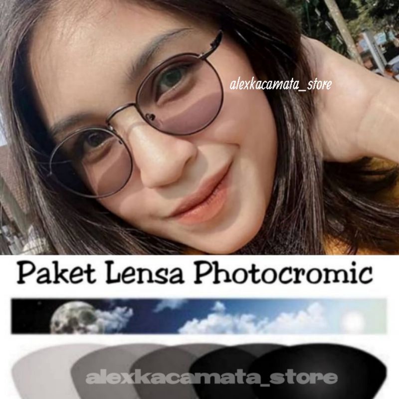 KACAMATA MINUS LENSA FOTOCROMIC | Frame minus | frame antiradiasi | kacamata wanita | kacamata 6265