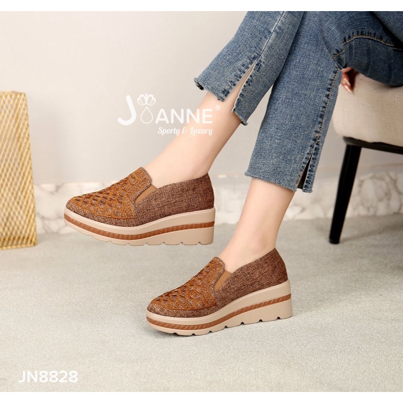 JOANNE Sepatu Wedges Shoes Wanita JN8828 [ORIGINAL BRAND]