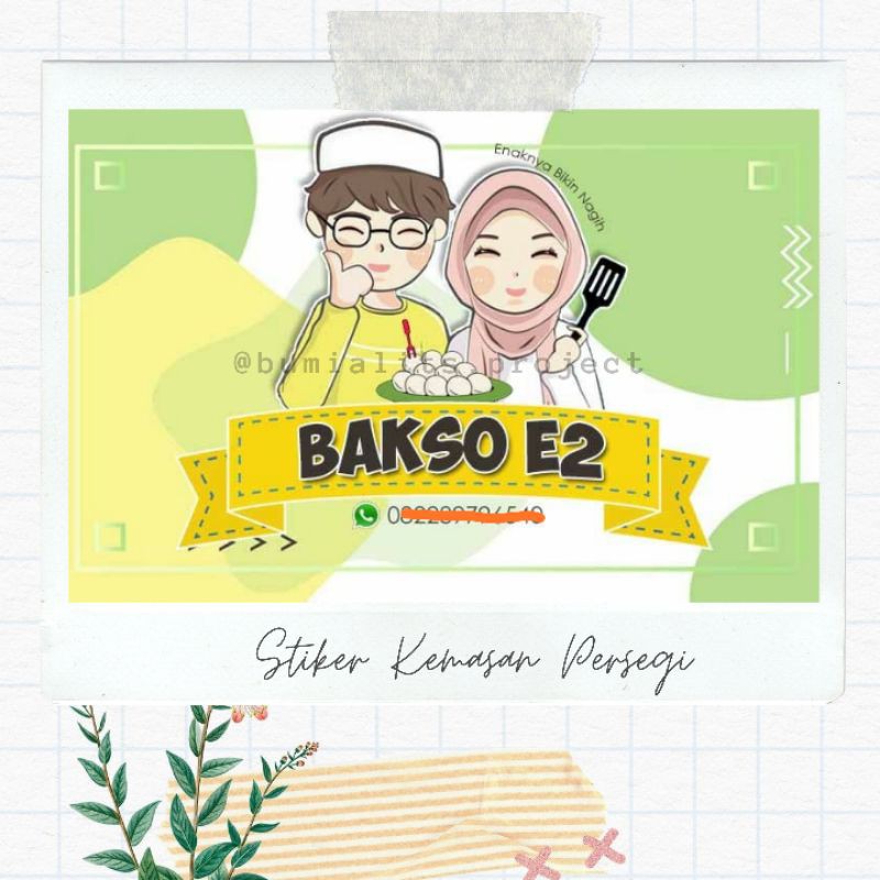 

CETAK STIKER LOGO KEMASAN TAHAN AIR DAN AWET