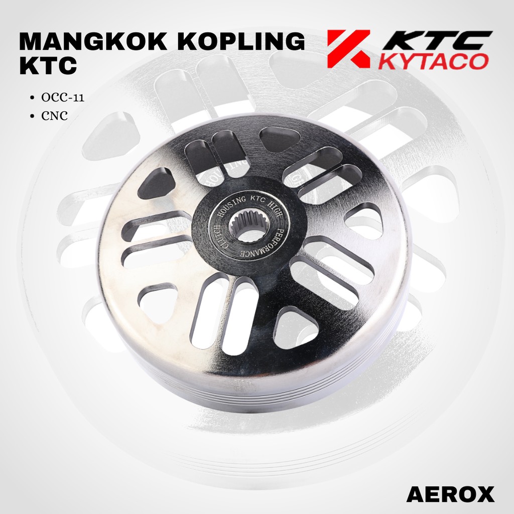 Mangkok kopling ganda otomatis ktc Aerox OCC-11 CNC