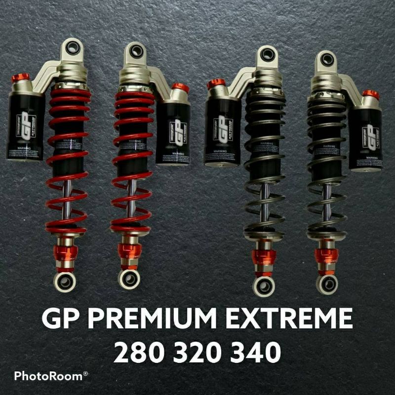 shock tabung GP RIDE IT PREMIUM double klik rx king ,supra ,blade 320 340