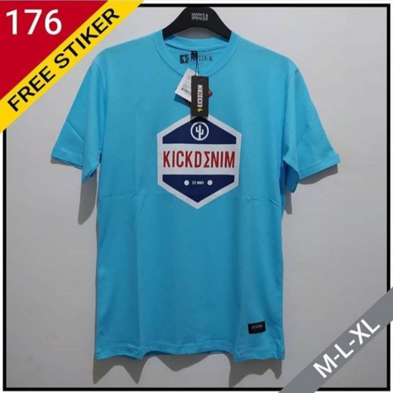 Kaos Kick denim Blue