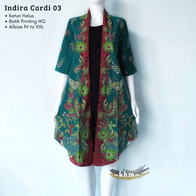 Indira cardi ori katun batik solo